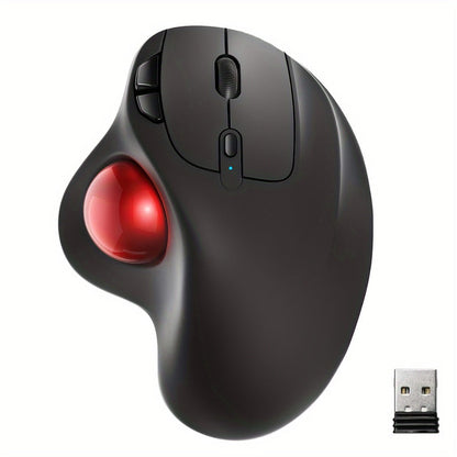 Wireless Trackball Mouse Rechargeable Thumb Control 3 Device Connection 2.4G USB Receiver for an Everyday Personal Care Routine