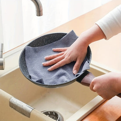 Reusable Microfiber Cleaning Towels 30-Pack, Kitchen Dish Cloth Roll, Absorbent Hand-Torn Disposable Napkins