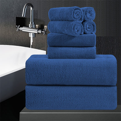 Bath Towels Set 8 Piece 750GSM Oversized 35 x 70 Inch Sheets in 15 Color Options for Home and Guest Use