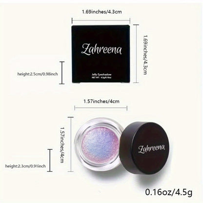 Holographic Glitter Eyeshadow Gel Jelly Shimmer Waterproof Long-Lasting Indigo Twilight Purple Blue Gradient Eye Makeup for Party Halloween