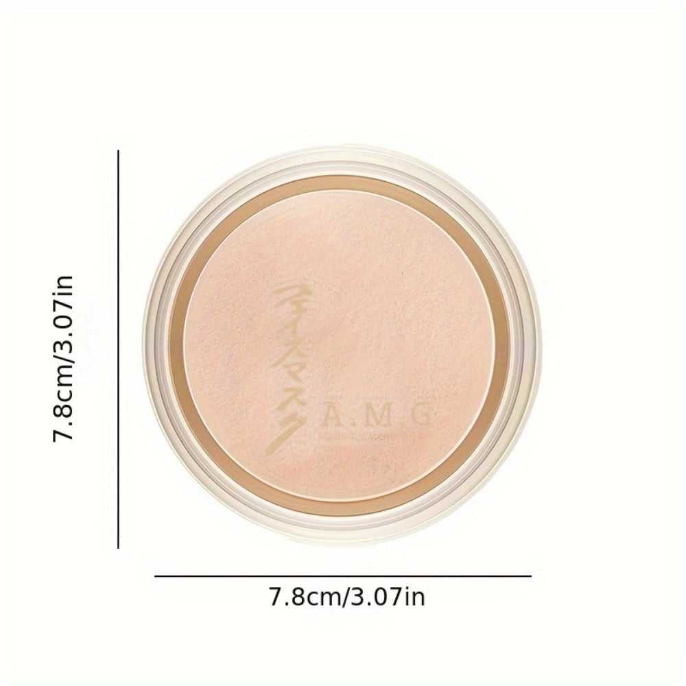 Oil Control Setting Powder Kit with Concealer Puff & Brush – Wet & Dry Dual Formula, Water-Resistant Long-Lasting Matte Finish Face Makeup