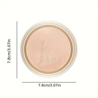 Oil Control Setting Powder Kit with Concealer Puff & Brush – Wet & Dry Dual Formula, Water-Resistant Long-Lasting Matte Finish Face Makeup