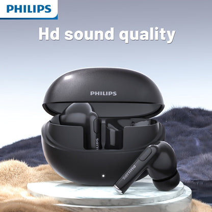True Wireless Earbuds Philips In-Ear Stem Set with 18-Hour Listed Battery Life, Smart Tap Controls and Two Colors