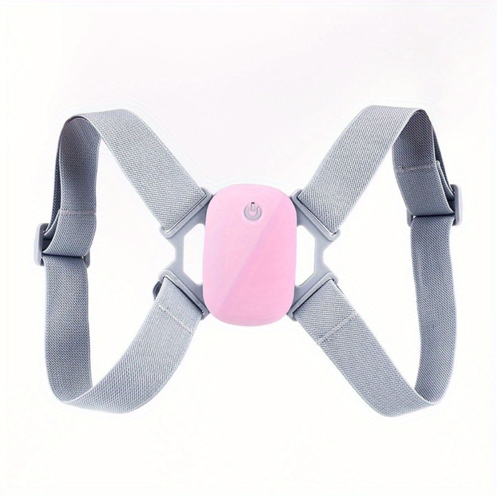 Smart Posture Corrector with Vibration Alert, Wireless Rechargeable Posture Trainer & Back Support Belt for Men Women