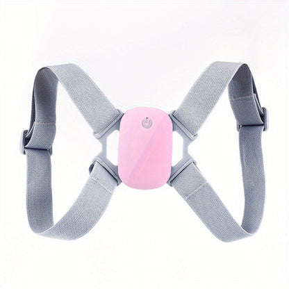 Smart Posture Corrector with Vibration Alert, Wireless Rechargeable Posture Trainer & Back Support Belt for Men Women