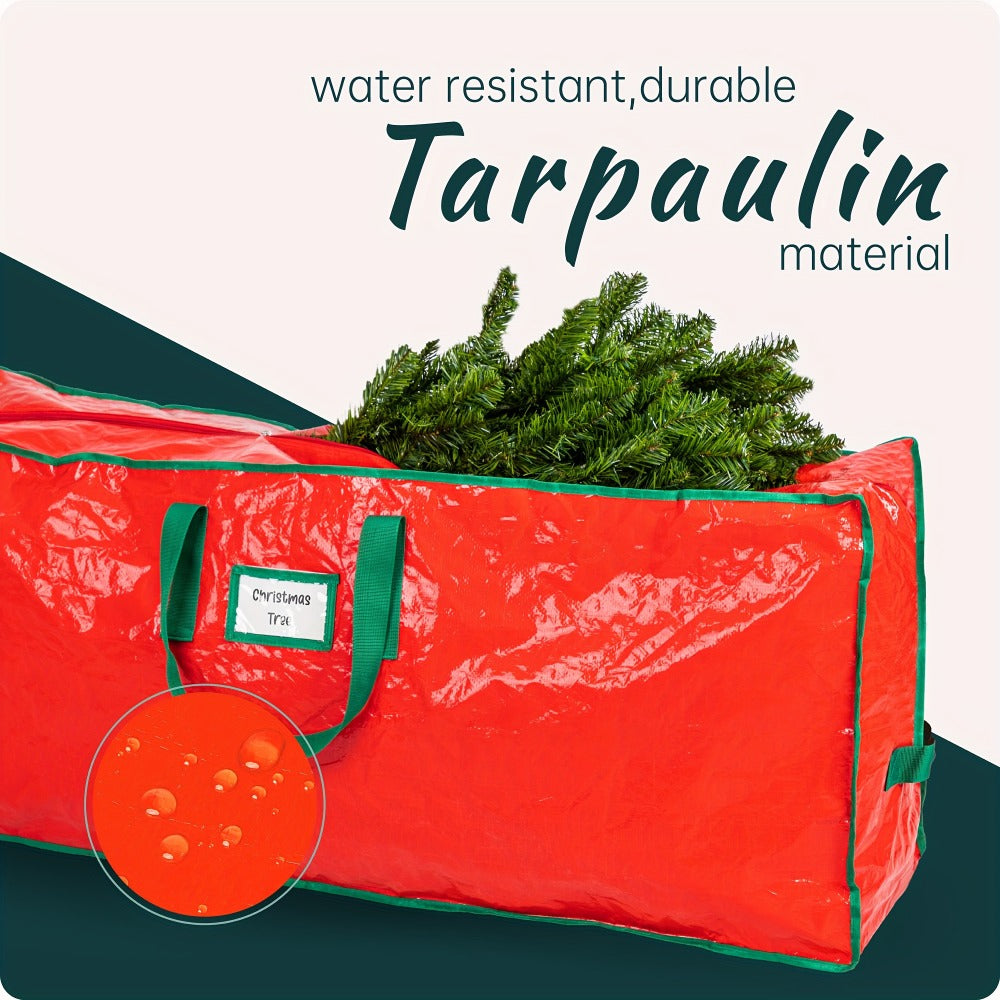 Christmas Tree Storage Bag 7.5ft – Heavy Duty Extra Large Artificial Xmas Tree Bag with Reinforced Handles