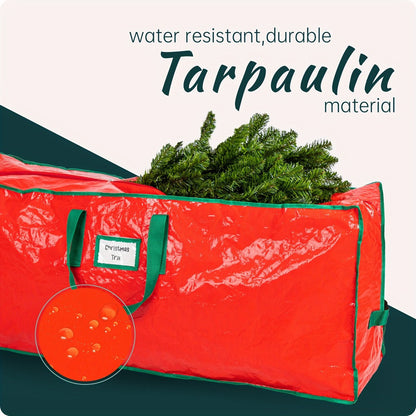 Christmas Tree Storage Bag 7.5ft – Heavy Duty Extra Large Artificial Xmas Tree Bag with Reinforced Handles
