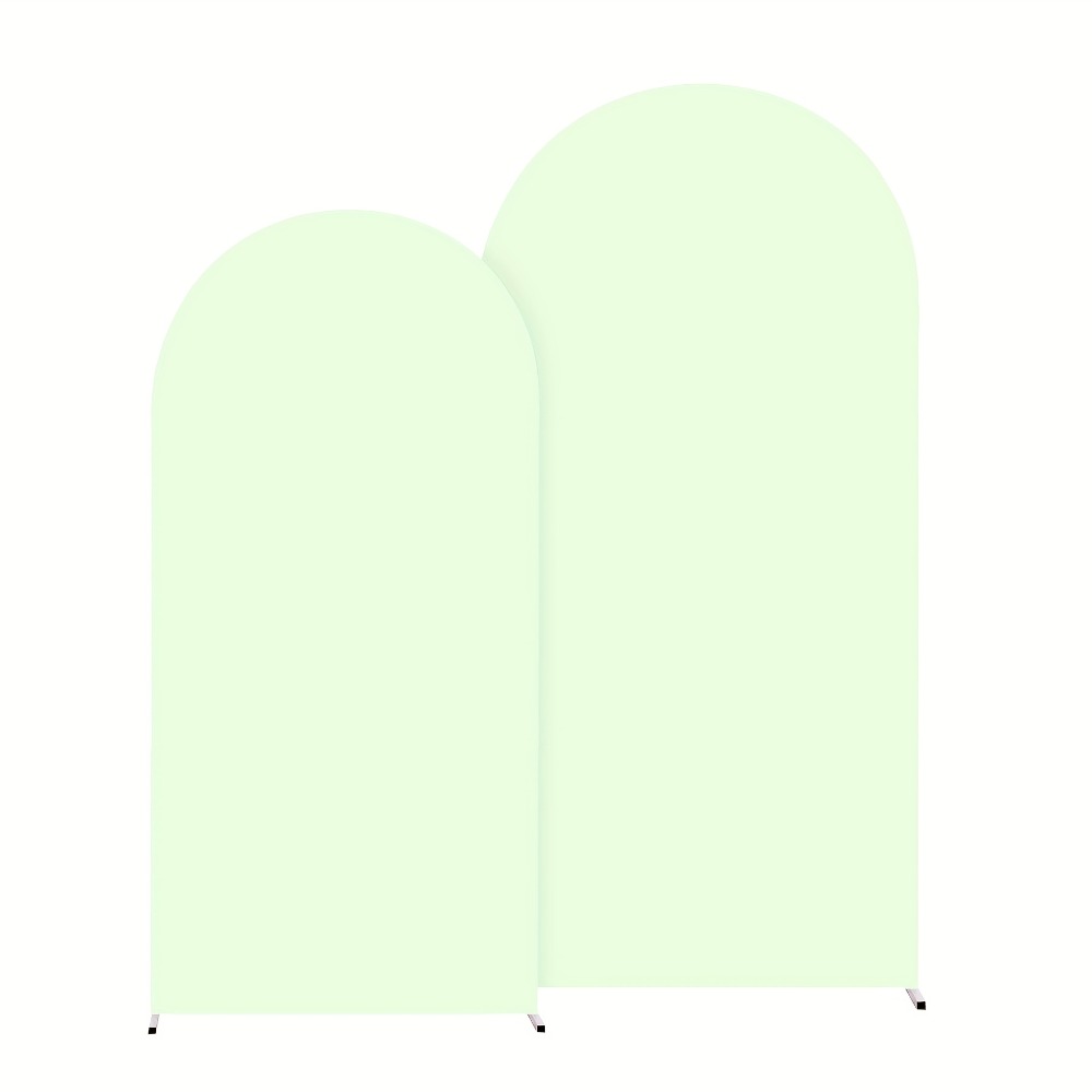 Wedding Arch Cover 2pcs Stretchable Wrinkle-Free Polyester Tight-Fit Arch Banner Covers for an Everyday Personal Care Routine