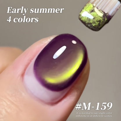 Four-Piece Cat Eye Gel Polish Set in Photo-Frame Bottles with 152, 153, 159 and 132 Color Codes