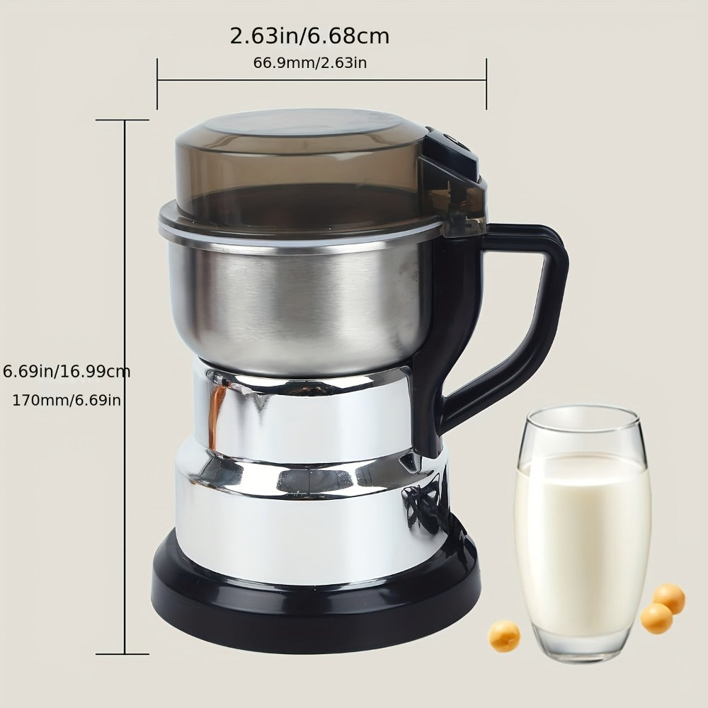 Electric Grain Grinder Mill, High-Speed Spice Coffee Herb Grinding Machine with Powerful Motor, Compact Design for Home Kitchen Use