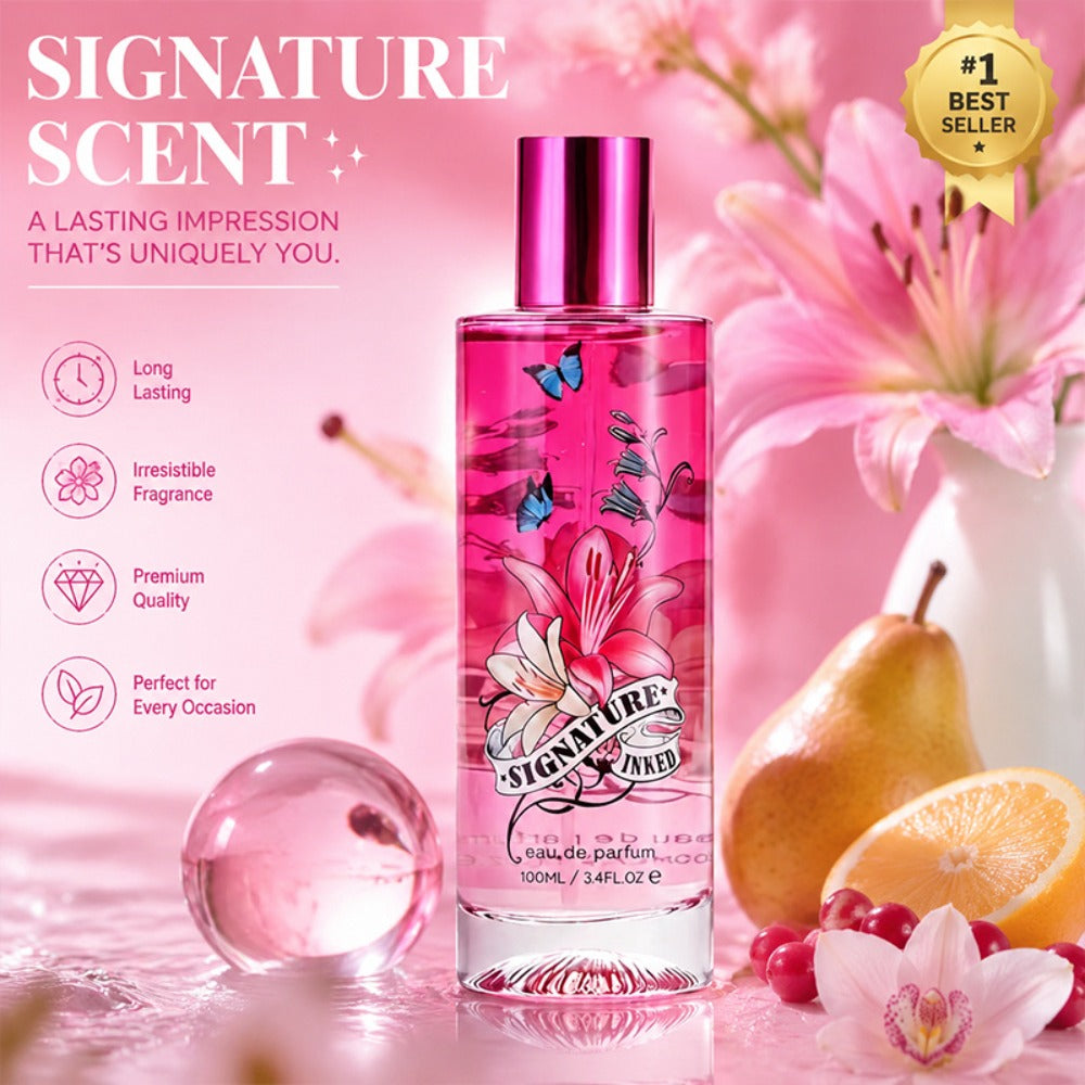Eau de Parfum Fruity Collection for Women 100ml in Pink Bottles with 4-Note Source Profile