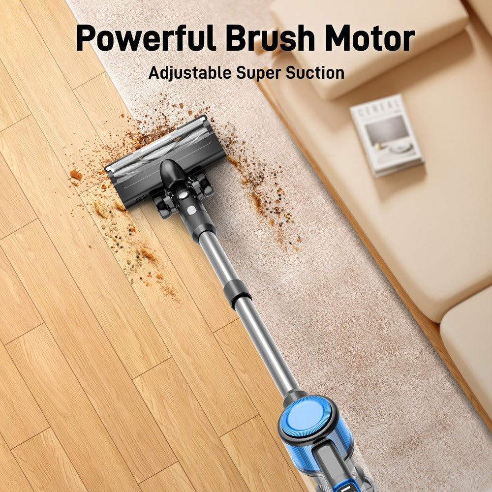Stick Vacuum Cleaner 70Kpa MAX Suction Cordless & Corded 8-in-1 Handheld Vacuum for Hard Floors, Carpets & Pet Hair