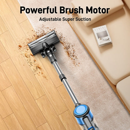 Stick Vacuum Cleaner 70Kpa MAX Suction Cordless & Corded 8-in-1 Handheld Vacuum for Hard Floors, Carpets & Pet Hair