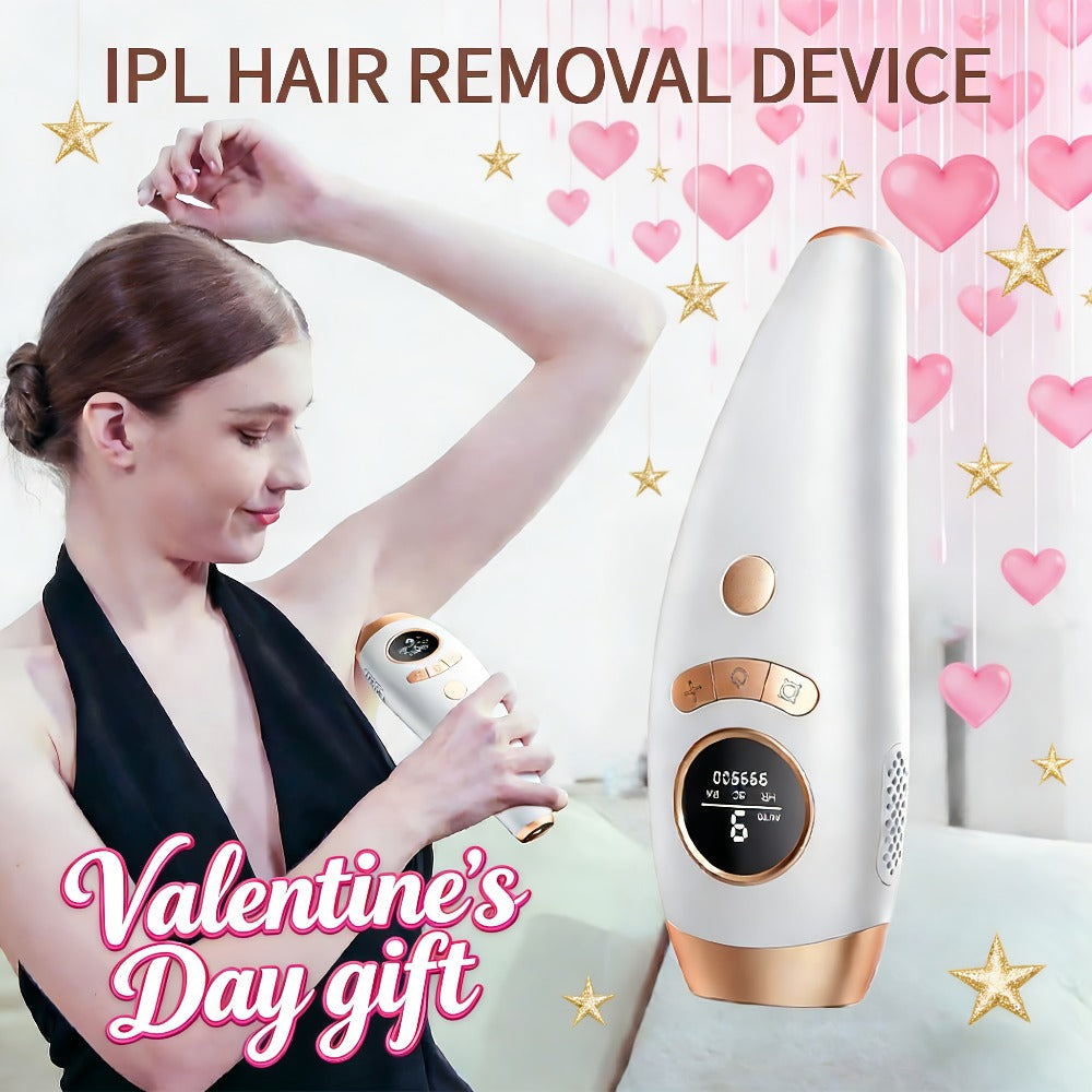 IPL Hair Removal Device for Women & Men 999, 900 Flashes – Permanent At-Home Hair Remover 9 Energy Levels Painless Full Body Legs Arms