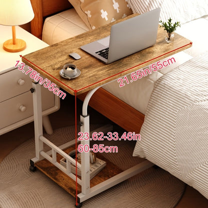 Bedside Table with Wheels Adjustable Height – Multi-Style Nursing Care Table for Elderly & Patients | Single & 3-Tier Rolling Overbed Dining