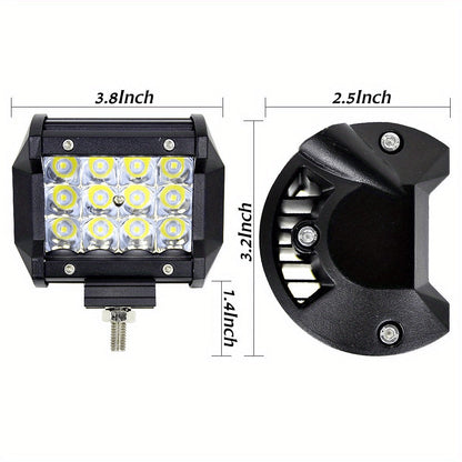 LED Work Light Bar Kit for Off-Road Truck Jeep SUV ATV UTV Tractor, 12-24V 2000-3000LM Combo 22in 10in + 4in Spot Flood Lights