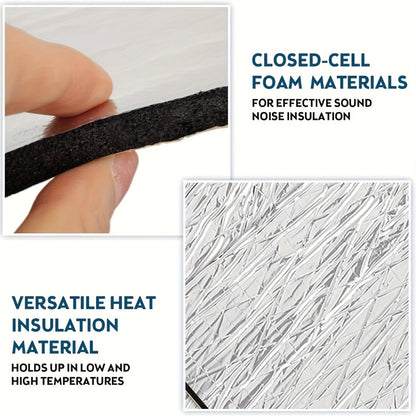 Car Sound Deadening Mat 276MIL 19sqft – 12 Sheets 20"x12" Auto Sound Dampening & Heat Insulation for Door Hood Trunk Floor Firewall