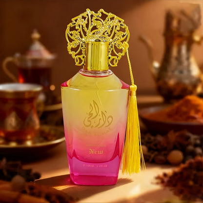 Women's Perfume Arabic Eau de Parfum 3.38 oz with Fruity Oriental Profile and Ornate Gold Bottle