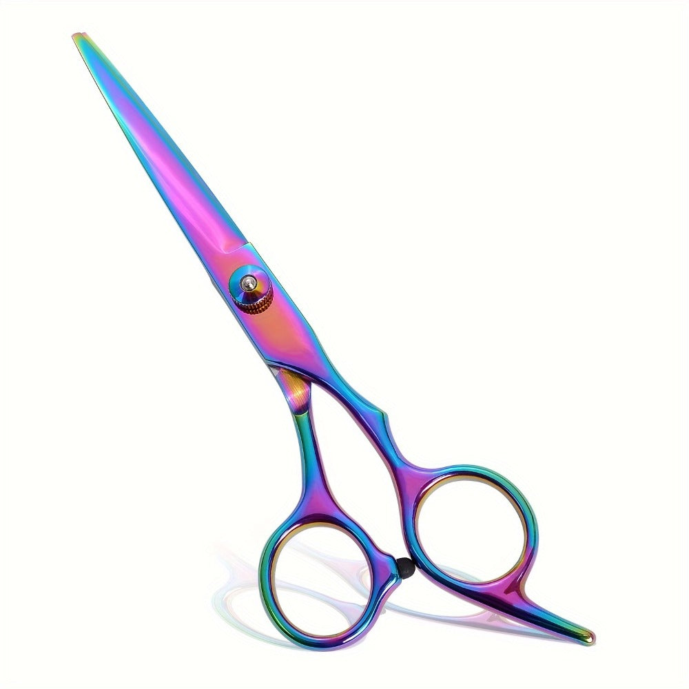 Professional Hair Scissors Set 16pcs 6.0 Inch – Thinning Shears Bangs Flat Cut Blending Salon Shears Diagonal Tail Design Hair Cutting Kit