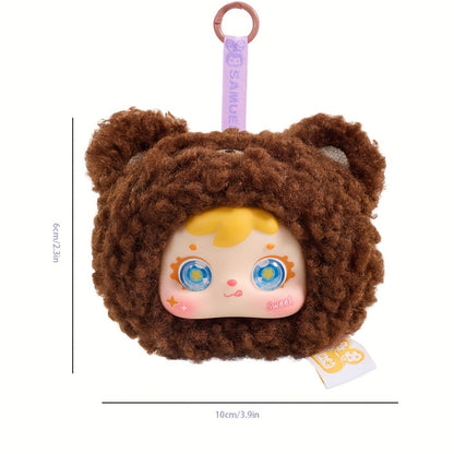 Cute Plush Animal Doll with Big Eyes with the Listed Color, Size or Set Options for Everyday Use