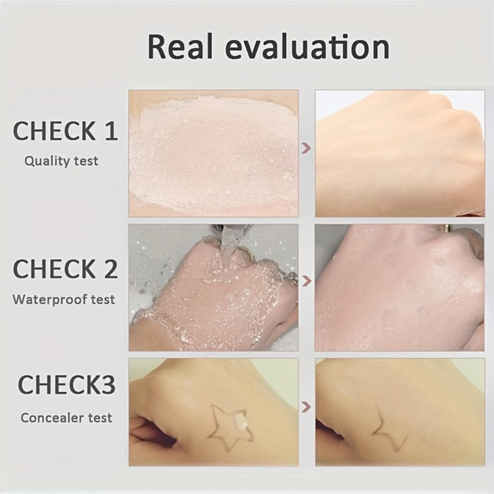 Color Changing BB Cream Foundation Set 3pcs Matte Oil Control Long Lasting Smudge Proof Concealer Base Skin Tone Adaptive Face Makeup