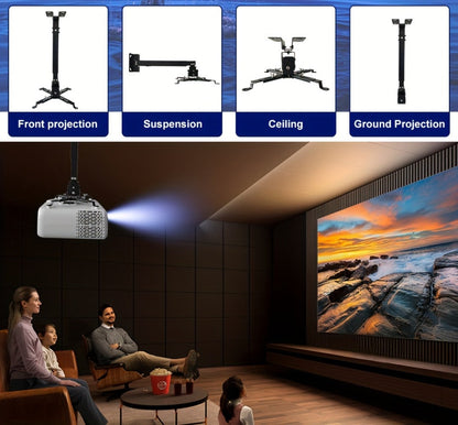 Ceiling Mounted Projector Bracket Adjustable Angle Height & Extendable Arm, Load for an Everyday Personal Care Routine