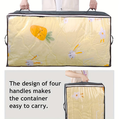 Under Bed Storage Bins Collapsible 23.78 Gal – Foldable Underbed Organizer Bags for Blankets, Clothes, Comforters