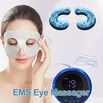 EMS Facial & Eye Massager Microcurrent TENS Device FDA Cleared Face Slimming Eye Lift 6 Modes 10 Levels for Home or Salon Spa Use