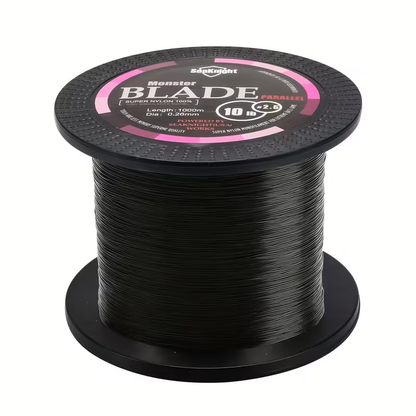 Monofilament Fishing Line 1000M / 1093Yds – Nylon Mono Line for Freshwater & Saltwater, 2-35LB, Black & White