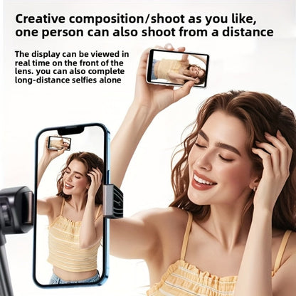 Wireless Selfie Monitor Screen for iPhone Android, 2500mAh Battery, Remote Control, 3-Level Brightness & Wide Screen Mode