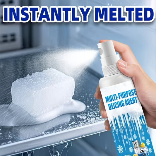 Refrigerator & Freezer De-Icer Spray – Fast Ice Melting & Anti-Freeze Solution for Household Fridges, RV Refrigerators & Freezer Coils