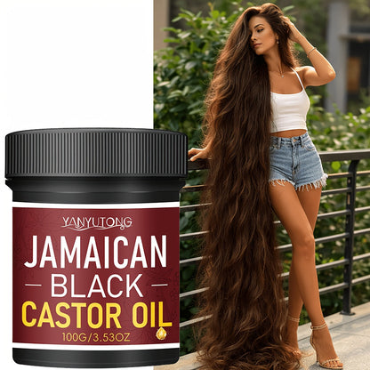 Jamaican Black Castor Oil Hair Milk for Women & Men - Revitalizing Formula, Natural Volume & Smoothness