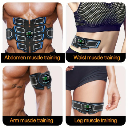 EMS Ab Training Band, Whole Body Electric Stimulator Belt for Abdominal Toning, Passive Workout During Reading