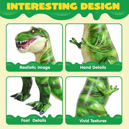 Giant Inflatable T-Rex Dinosaur 37 Inch, Tyrannosaurus Rex Blow Up Toy Safe with the Listed Color, Size or Set Options for Everyday Use