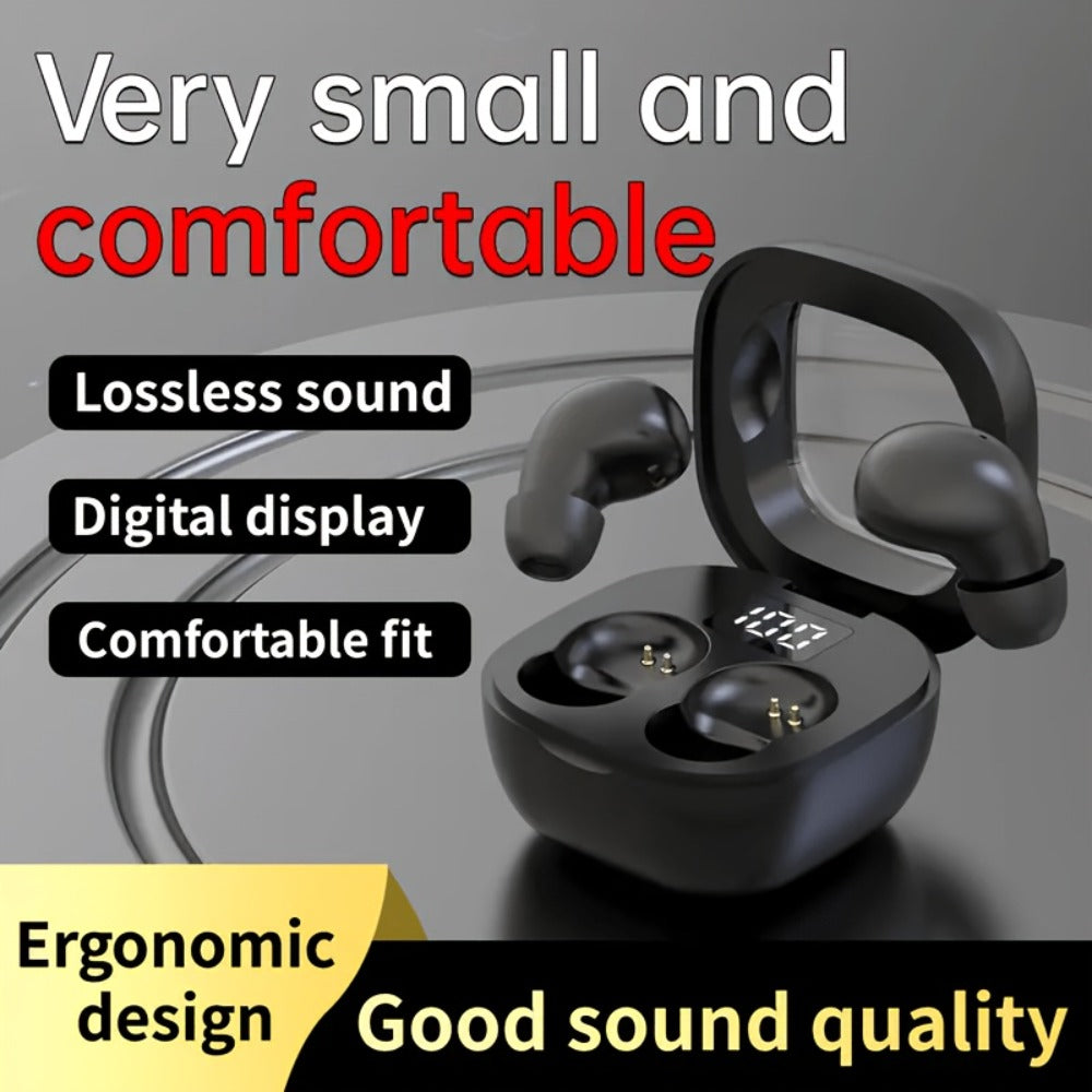 Wireless Earbuds Mini In-Ear Set with Compact Charging Case and Black, Khaki or White Color Choices