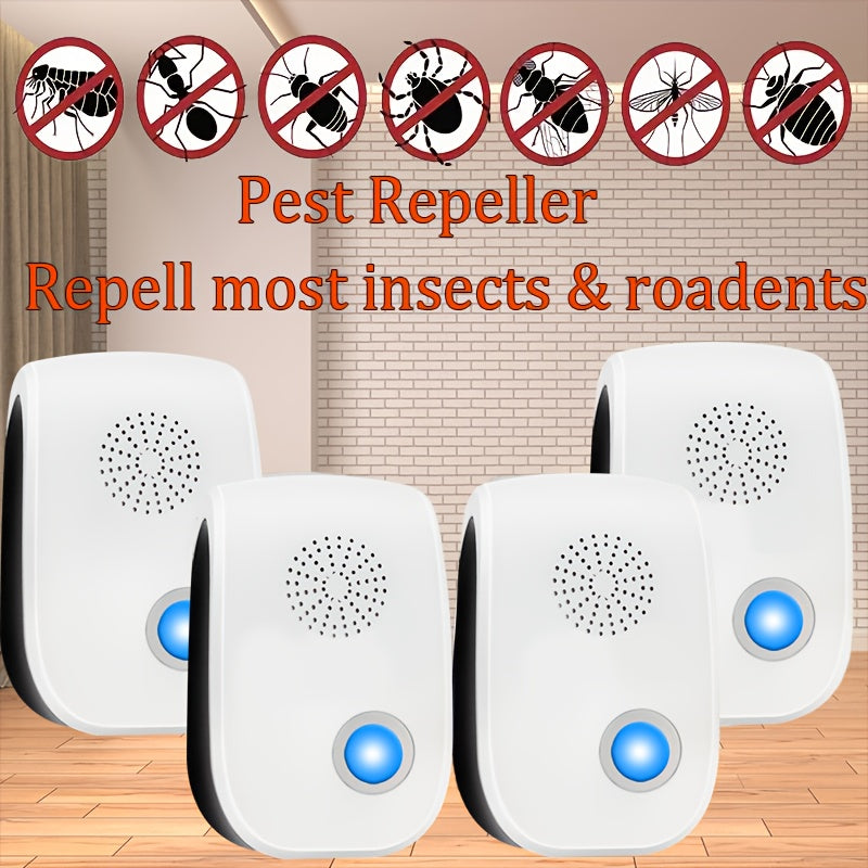 Ultrasonic Pest Repeller Plug-In 2025 Upgrade, Electronic Indoor Pest Control for Cockroaches, Mice