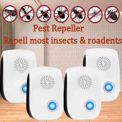 Ultrasonic Pest Repeller Plug-In 2025 Upgrade, Electronic Indoor Pest Control for Cockroaches, Mice