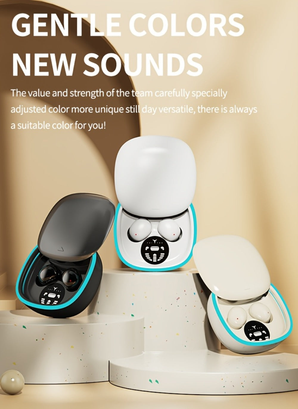 Smallest Invisible Mini Spy Earpiece Wireless for Bedside Audio, Alarms and Room Entertainment