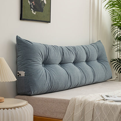 Tufted Triangular Backrest Cushion in Five Colors and Three Lengths from 59.06 to 78.74 Inches