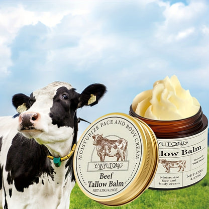 Vanilla Butter Body Cream 100% Natural Grass-Fed for Women Dry Rough Sensitive Skin Nourishing Face Body Lotion 120g