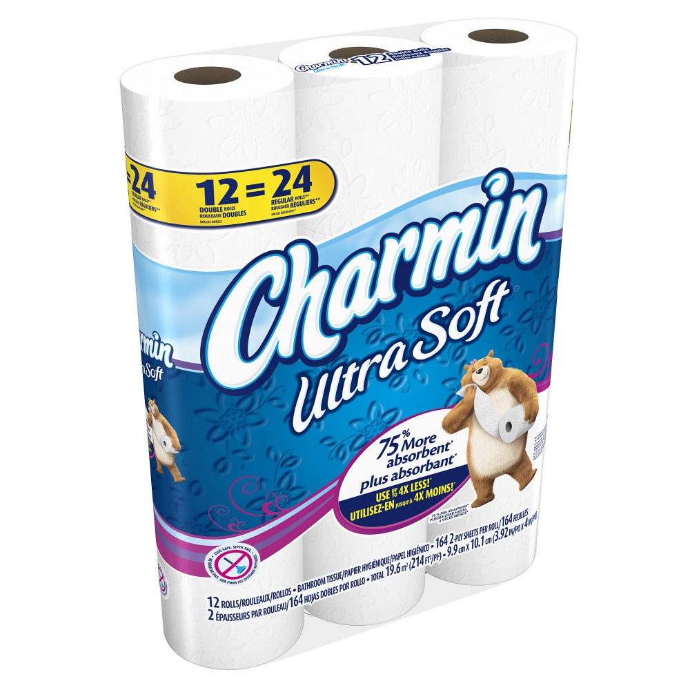 Charmin Ultra Toilet Paper Mega Roll - 2-Ply 200 Sheets per Roll, & Strong Bath Tissue, Available in Mega