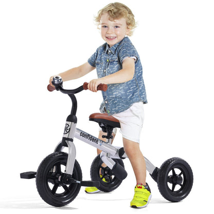 3-in-1 Kids Tricycle Balance Bike Carbon Steel Frame EVA Wheels Foldable with the Listed Color, Size or Set Options for Everyday Use