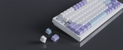 Hot Swap Gasket Mechanical Keyboard AJAZZ AK820 75%, Wireless 2.4GHz & Wired, Volume Knob, South-Facing RGB