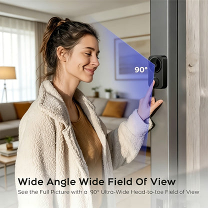 Wireless Video Doorbell Camera No WiFi No App Required 4.3-inch IPS Monitor 960P Night Vision for an Everyday Personal Care Routine