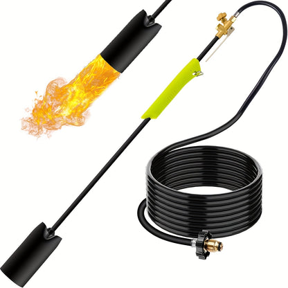 Propane Weed Torch, Flame Weeder Ice Melter Outdoor Roof Driveway for Garden, Patio and Yard Use