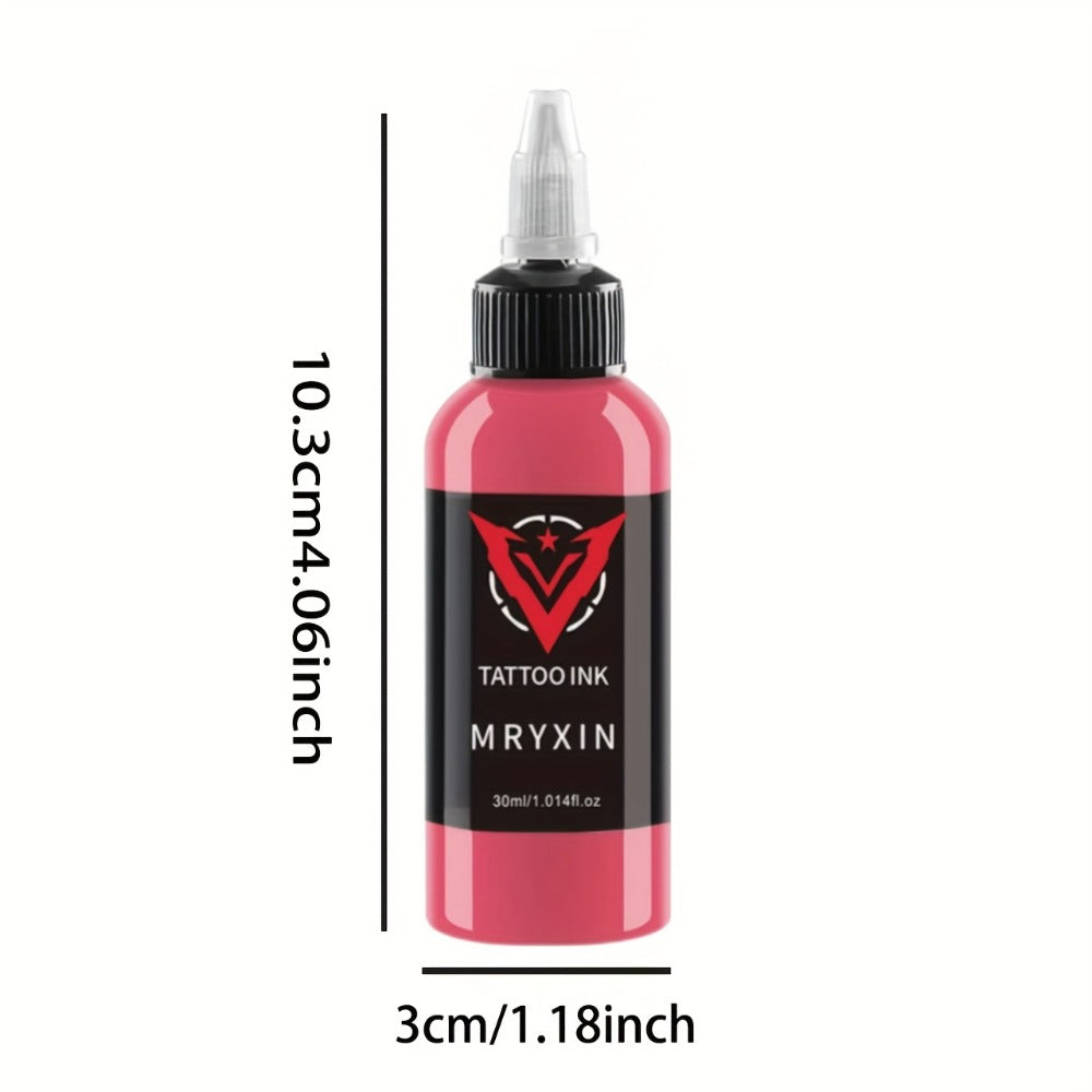 Tattoo Ink 14-Color Set with 1oz 30ml Bottles and One Full Palette Configuration with Item-Specific Color, Capacity and Bottle Choices