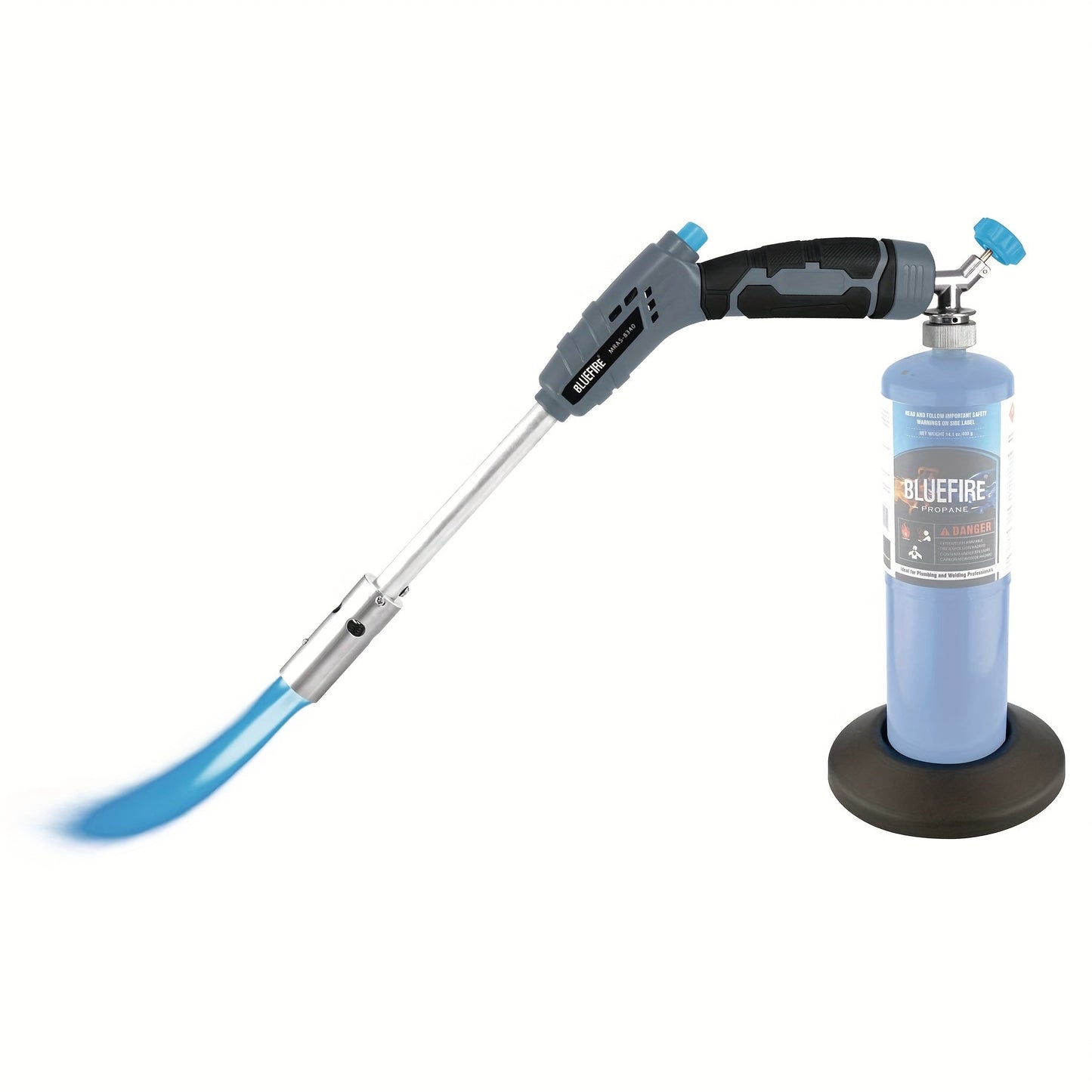 Propane Weed Torch Self Igniting, Garden Ice Melt Fire Starter Burner for Garden, Patio and Yard Use