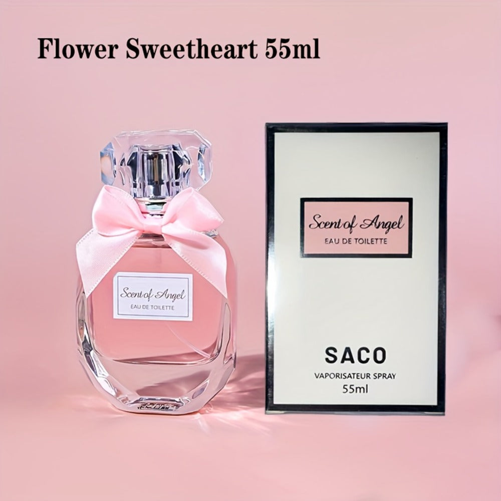 Perfume for Women 55ml Pink EDP Spray with Lily, Orange Blossom, Hyacinth, Vanilla, Musk and Amber