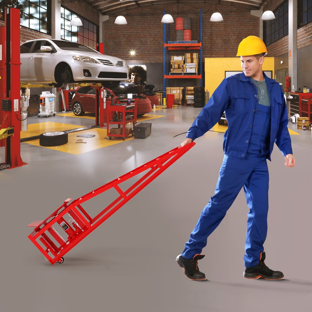 Hydraulic Car Ramps 2-Pack 5T High Lift Vehicle Wheel Ramps for Oil Change Tire Service for Entryways, Bedrooms and Living Spaces