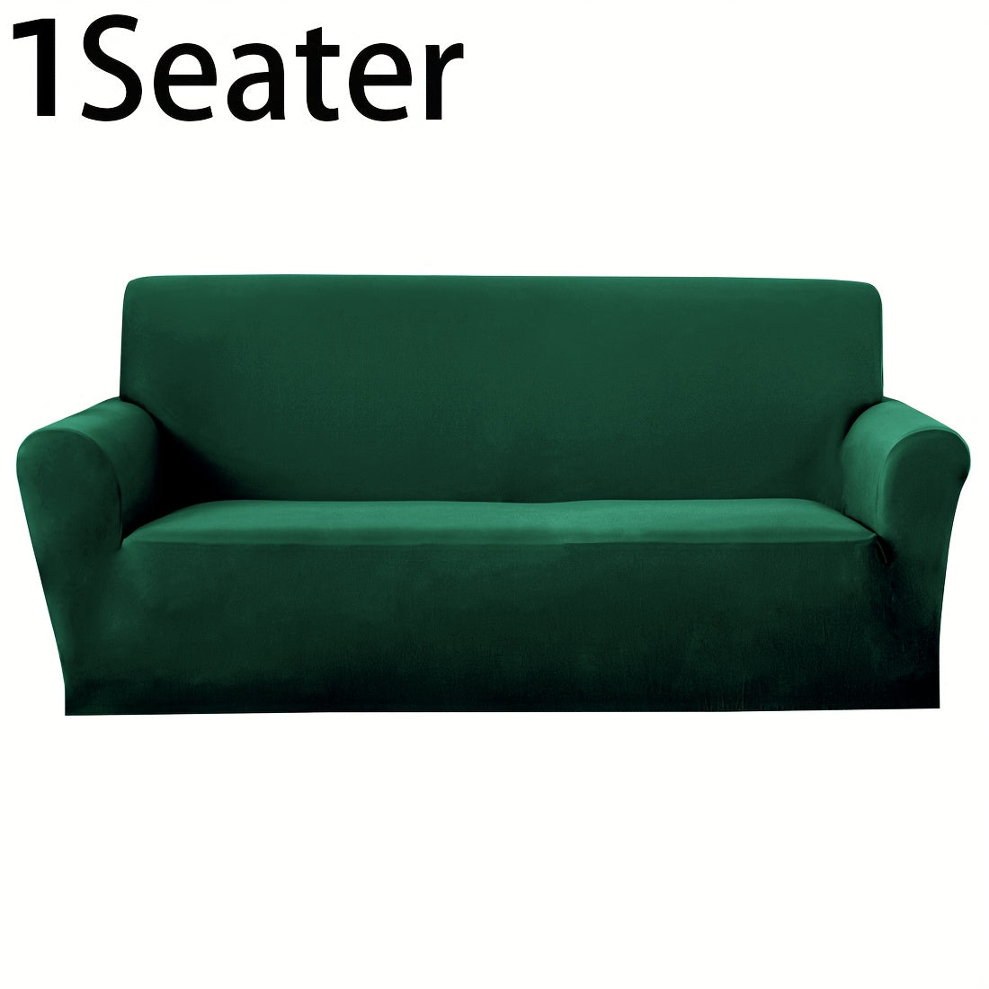 Sofa Cover Elastic Stretch Slipcover for 1, 2, 3 or 4-Seater Sofas in Seven Solid Colors with Model-Specific Size and Color Options